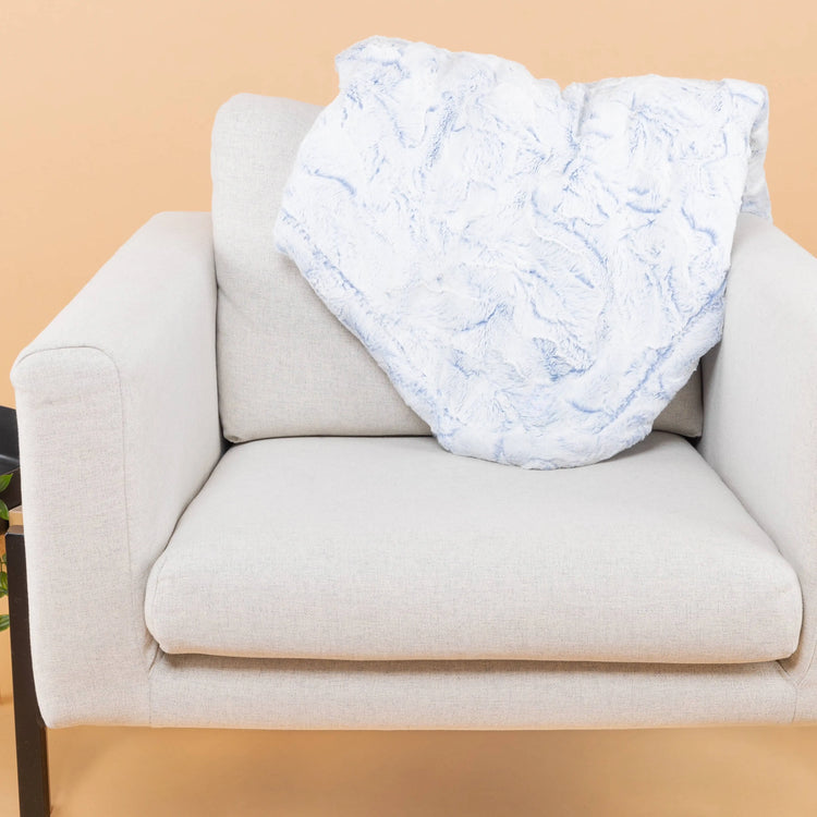 Frosted Blue Luxury Blanket