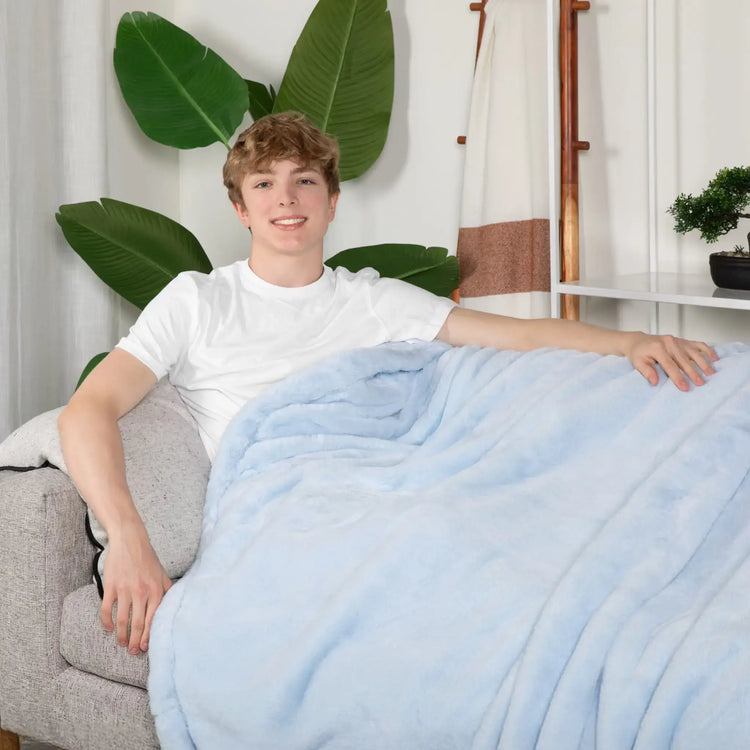 Powder Blue Blanket